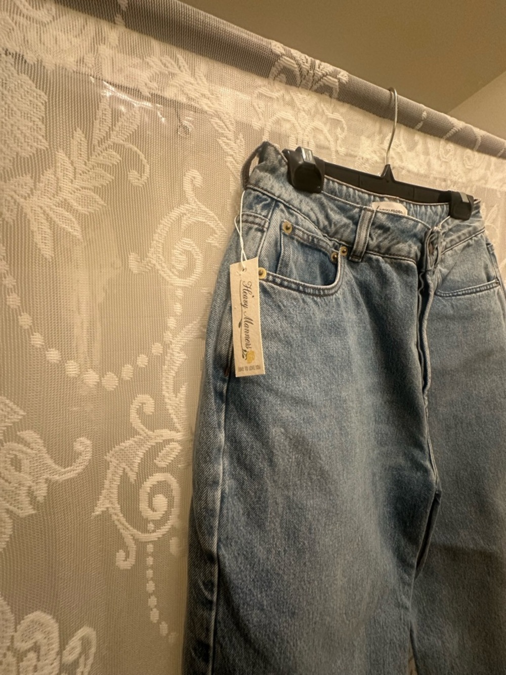 Heavy Manners ‘Babygirl Denim Original’ in Babygirl wash, size 29” - Picture 3 of 7